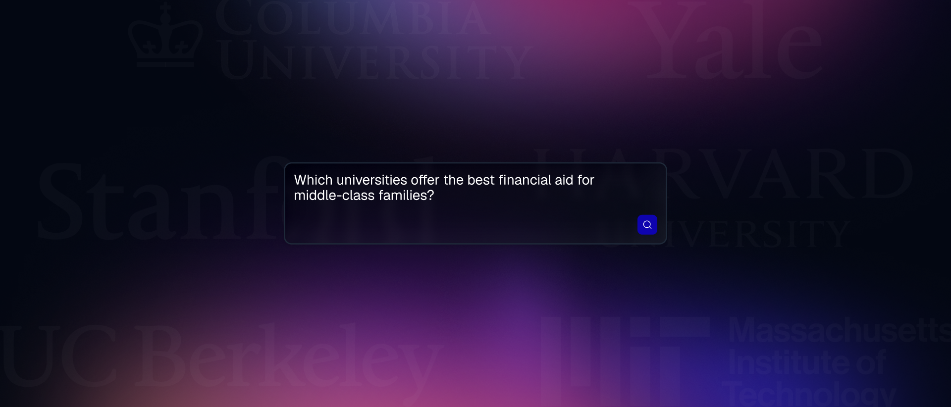 Higher education AI search visibility study